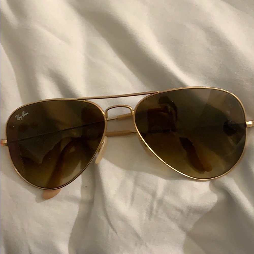 Brown Gradient Aviator Raybans - image 1
